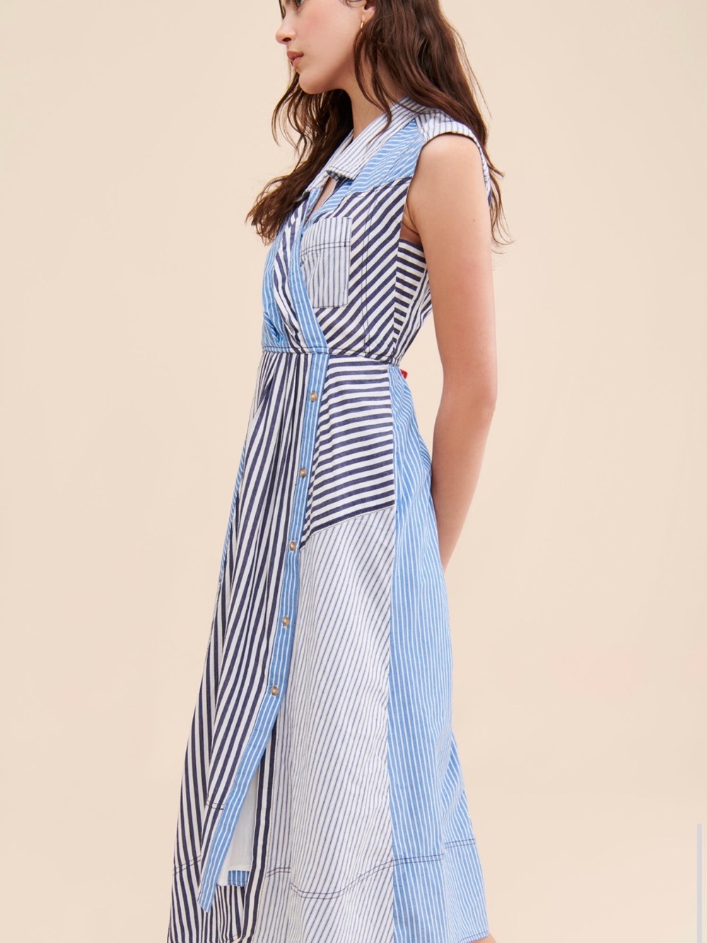Pilcro Reworked Muscle Mid Dress - Picture 4 of 7